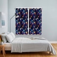 thumbnail image 5 of Curtains 84 Inches Long 2 Panels, Jellyfish Grommets Window Treatment Curtain, Rainbow Ocean Coastal Animal Dream Starry Sky Thermal Curtains Drapes for Living Room/Bathroom, 5 of 9