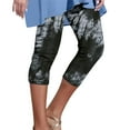 thumbnail image 1 of B91xZ Womens Leggings Tummy Control High Rise Ankle Knit Leggings,Black L, 1 of 5