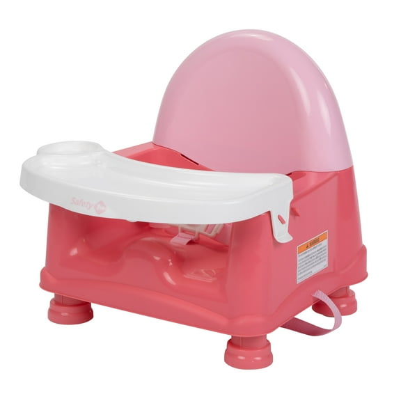 Safety 1st Easy Care Swing Tray Toddler Feeding Booster, Coral Crush