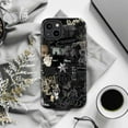 thumbnail image 6 of Dark Gothic Collage Phone Case, Black Aesthetic iPhone Cover with Skeletons, Roses & Vintage Quotes, Moody Grunge Style for iPhone 16 15 14 13 12 11 Pro Max, 6 of 6