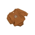thumbnail image 4 of Qiylii Newborn Baby Bodysuit Long Sleeve Rainbow Print Romper Jumpsuit, 4 of 6
