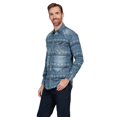 thumbnail image 2 of Camisa Vaquera Wrangler Hombre Denim A03 azul XG, 2 of 5