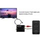 thumbnail image 2 of Digital to Analog o Converter o Switch Box Optical to RCA AV Switcher Selector Box Coaxial Toslink, 2 of 5