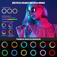thumbnail image 4 of Aro luz LED IDEA NUOVA 26 CM con soporte sujetador, 4 of 6