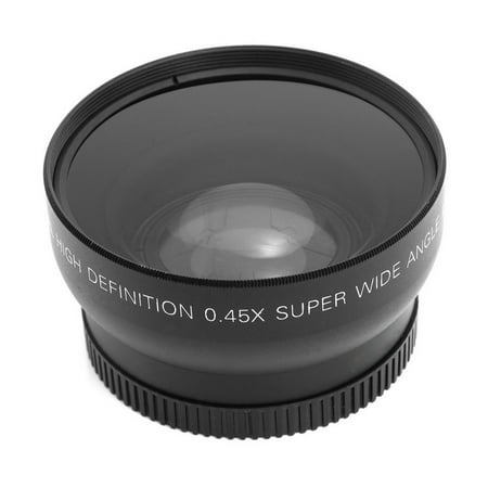 Image of 0.45x Wide Angle Lens with Macro Portion Professional Camera Lens 58mm Oil-proof for Insects for Butterfly Flowers Shoot