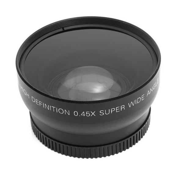 0.45x Wide Lens with Macro Portion Professional Camera Lens 58mm Oil-proof for for Butterfly Flowers