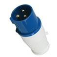 thumbnail image 4 of 240V 16A 3 PIN BLUE SITE INDUSTRIAL PLUGS & SOCKETS MALE/FEMALE IP44 2P + EARTH, 4 of 9