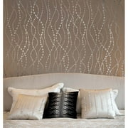 Pearls Allover Wall Stencil - Large Size
