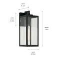thumbnail image 7 of Kichler Lighting - Branner - 1 Light Small Outdoor Wall Mount In Traditional, 7 of 7