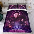 thumbnail image 4 of La Noche del Cazador Conjunto de sábanas temático, trío de piezas, cómodo y amigable con la piel, diseño único, regalo de decoración para el hogar para familiares, amigos y fans,135cm *200cm, 4 of 6
