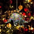 thumbnail image 2 of Less Than 5 Hangs 2022 DIY Cute Cartoon Dinosaur Ornament for Christmas Tree Decoration Car Rearview Mirror Pendant Crafts Collection, 2 of 6