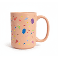 thumbnail image 1 of Taza de Cumpleaños "Serpentinas" Grabado y Pintado. Naranja, 1 of 2