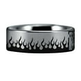 thumbnail image 5 of Silver Tungsten Trucker Ring, 5 of 7