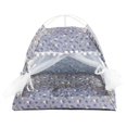 thumbnail image 2 of Indoor Pet Tent Detachable Washable Soft Warm Prevent Slip Cute Dog Tent House with Mesh Door Window for All Seasons Gray, 2 of 2