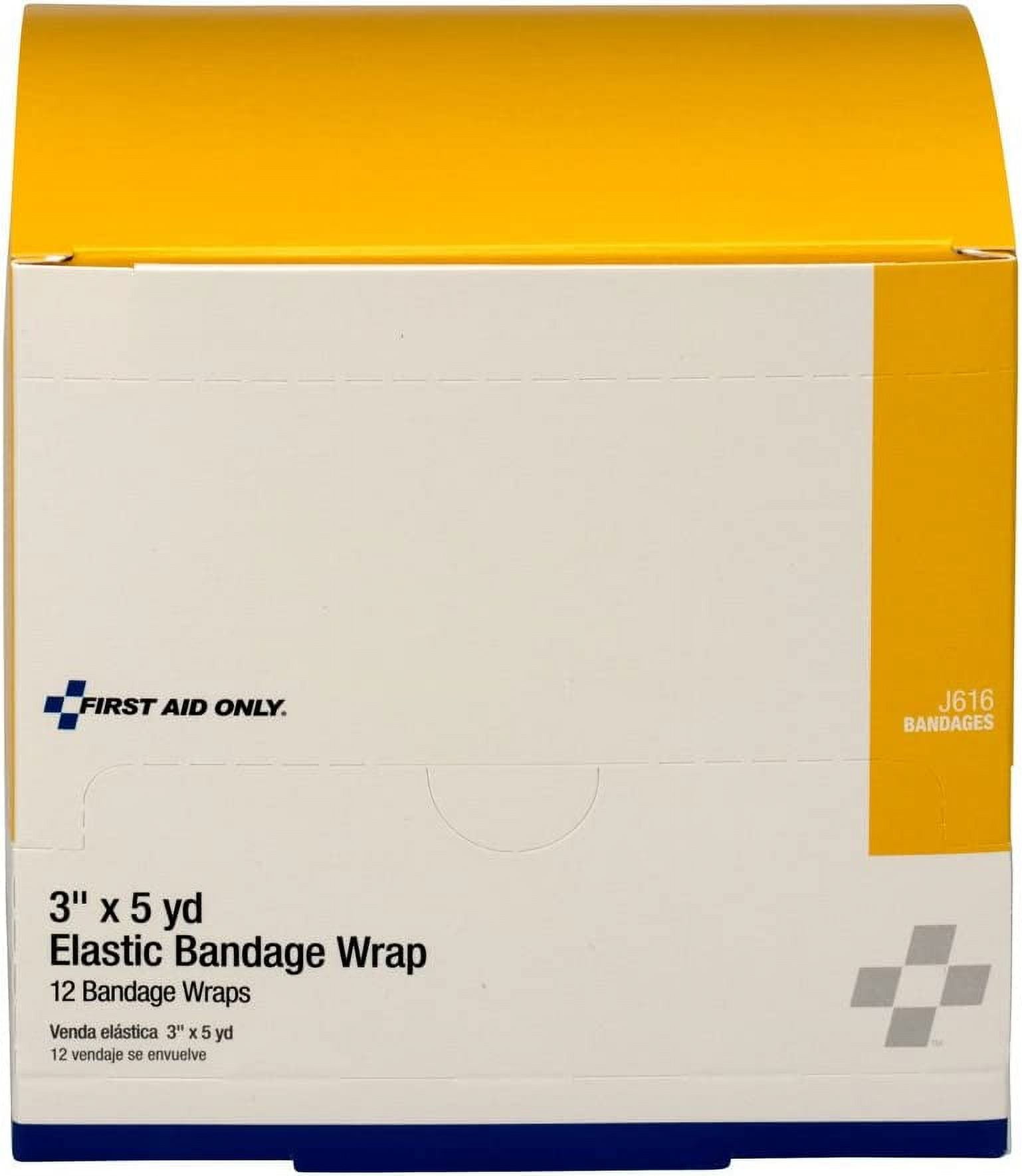 First Aid Only Bandage, Cloth, 6-1/2 in. L, PK12 J616