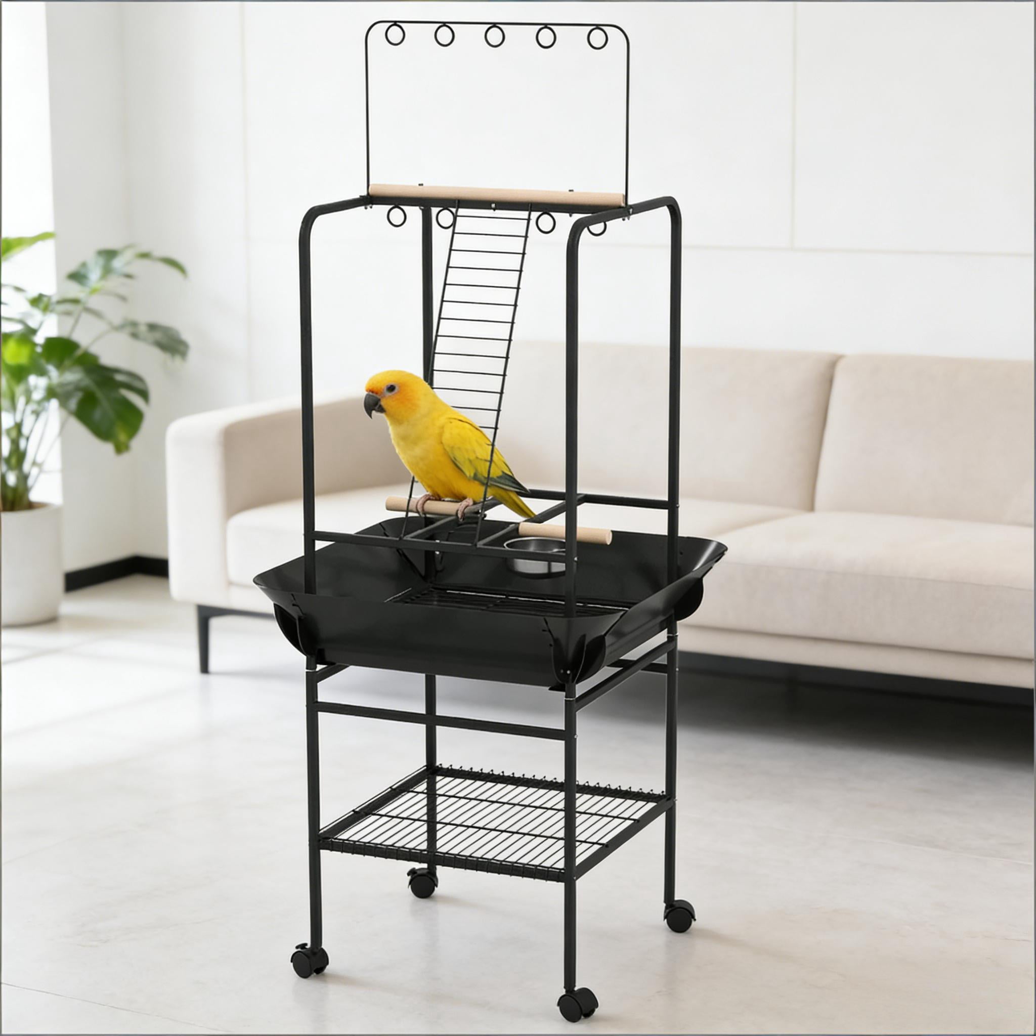 Bird Stand, Bird Stand with Wheels