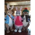 thumbnail image 4 of Nuevo disfraz de mascota de dibujos animados de conejo azul lindo de espuma de gran oferta para adultos, disfraz de mascota de peluche para Navidad, disfraz de mascota de Halloween, 4 of 4