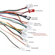 Electric Brushless DC Motor Complete Kit, 48V 1800W Motor Kit, 4500RPM with 3 Speed Controller, Battery Display Throttle, Electric Scooter Bicycle E Bike Motorcycle Mid Drive Motor, DIY Part
