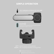 Professional Gimbal Stabilizer for Smartphone Cell Phone Handheld Gimbal Stick with Grip for Ideal for Vlog Live Video