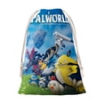 thumbnail image 1 of Palworld Bolsa de regalo con cierre de cinta navideño para decoración de Navidad,50cm×80cm., 1 of 6