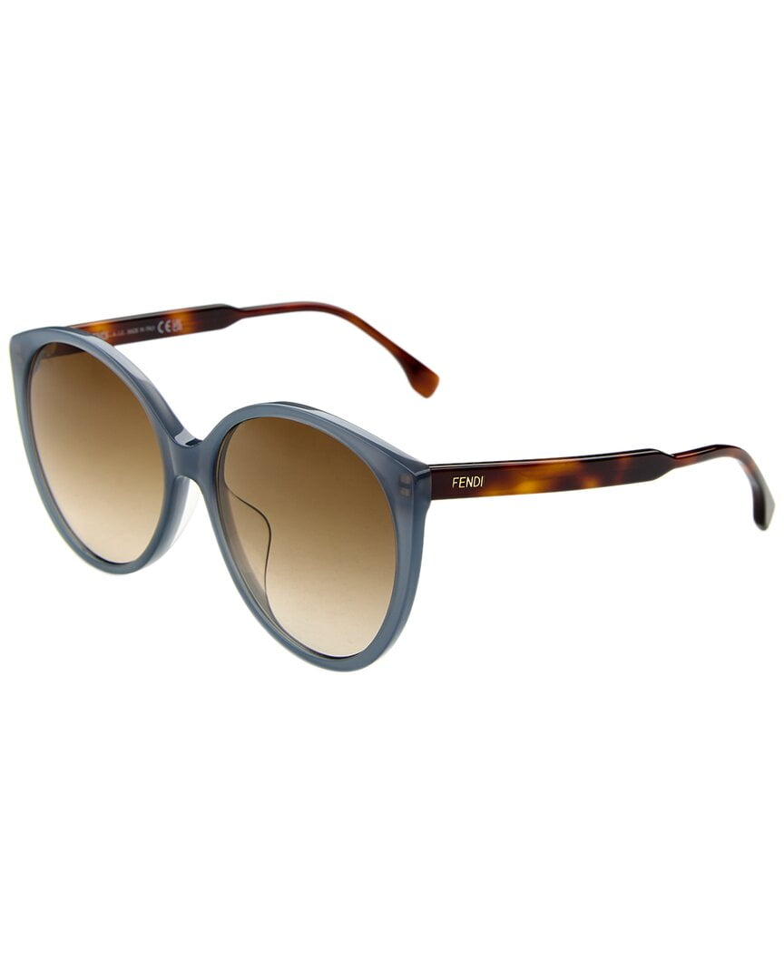 小物 PRADA sunglasses cat's-eye shape SPR 17T Prada PR 26ZS M (55 - 16) with Grey lenses and Black frame