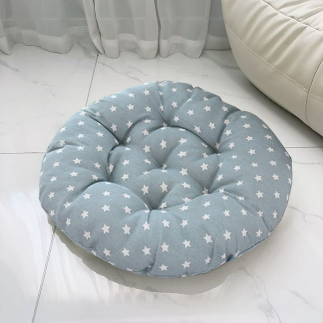 Almohadón de silla de color sólido, cojín de asiento gris pequeño