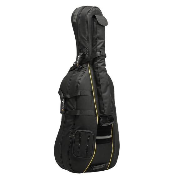 GEWA PURE Classic CS25 Cello Gig Bag 4/4 - 25mm Padding, Wheels, Black
