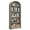 Grey, variant on Sunvasagoo Farmhouse Arched Bookshelf, 71" Tall 5-Shelf Storage, 50Lb/Shelf, Multi-Color