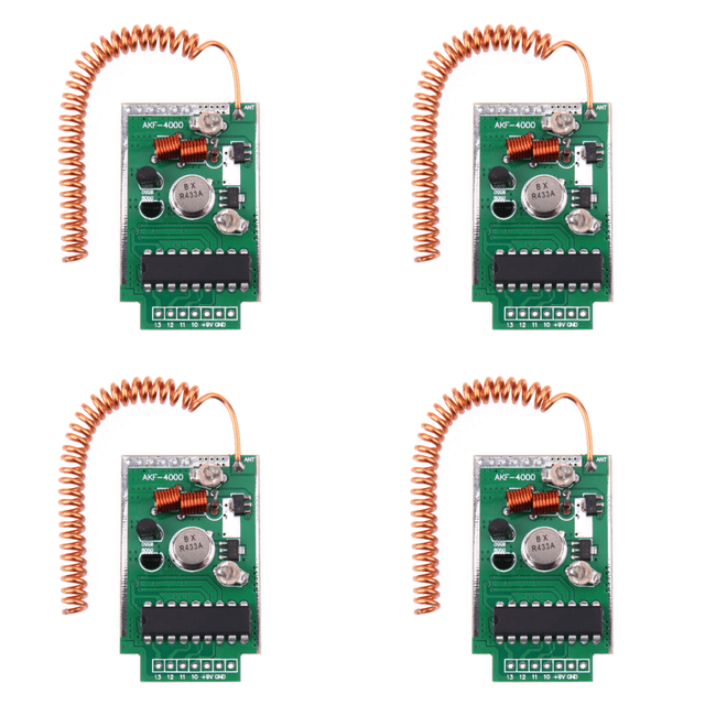 Kit Módulo Transmisor Control Remoto Inalámbrico Gran Potencia 4km 433Mhz