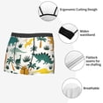 thumbnail image 6 of Balery Dinosaurs and Tropical Leaves Men's Boxer Briefs, Soft and Breathable Cotton Underwear with nylon Waistband-Small, 6 of 9