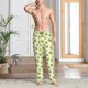 thumbnail image 2 of Fotbe Green Frog Pantalones de Pijama para Hombre, Pantalones de Dormir, Pantalones de Casa con Cintura Ajustable y Bolsillos-Large, 2 of 6
