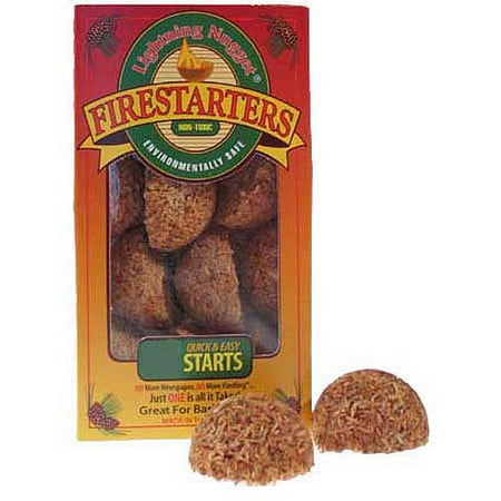 Lightning Nuggets Inc 0-47815-14175-7 12 Count Firestarters