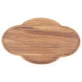 thumbnail image 3 of Bamboo Tea Tray, Bamboo Tea Plate, Bamboo Serving Tray, Simple Design Thick Material Elegant Style For Place Teacup Place Dishes Irregular S, 3 of 8