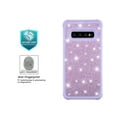 thumbnail image 6 of Mignova Case for Galaxy S10 Plus Case Protective Glitter Case for Women Girls Cute 3 in 1 Heavy Duty Hard Shell Shockproof TPU Case for Galaxy S10 Plus 6.4 inch(Purple), 6 of 7