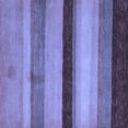 thumbnail image 1 of Ahgly Company Machine Washable Indoor Square Abstract Blue Modern Area Rugs, 8' Square, 1 of 4