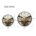 thumbnail image 2 of Acrylic Circular Clock 9.5x9.5 Inch Circular Clock Decorative Clock Creative Clock Dual-Purpose Clock Wall Clock Clock Decorate Your Space American Eagle, 2 of 9