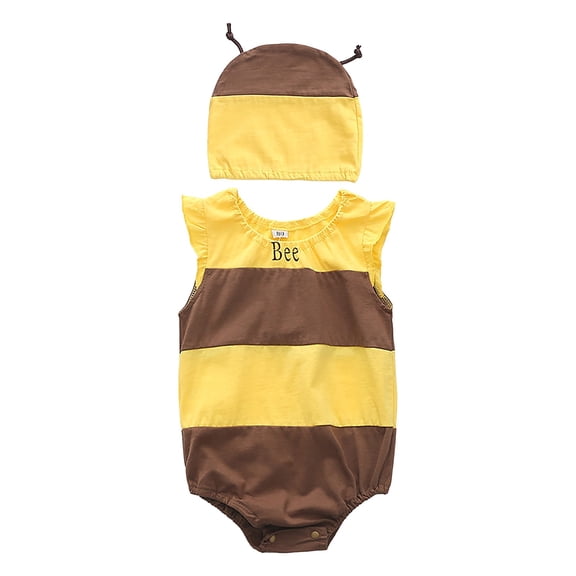 Faraee Newborn Baby Girl Boy Halloween Outfit Animals Costume Infant Sleeveless Romper with Hat 0 3 6 12 18 Months