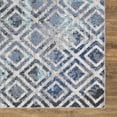 thumbnail image 2 of Concard Global Trading 72447 8 x 11 ft. Diamonds Geometric Area Rug, Blue, 2 of 4