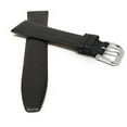 thumbnail image 2 of Extra-Long (XL) 20mm Leather Slim Watch Strap Band Anti-Allergic Lining, Silver Coloured Buckle, 2 of 7