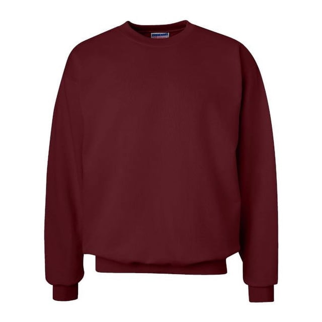 Hanes Chandail à Col Rond Ultimate Cotton pour Adulte, 2TG, Bordeaux