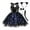 Black1, variant on Glow In The Dark Girls Dress With Skirt Illuminating Party Tutu For Kids Beautiful Cozy Girl's Dress 2-3 Years