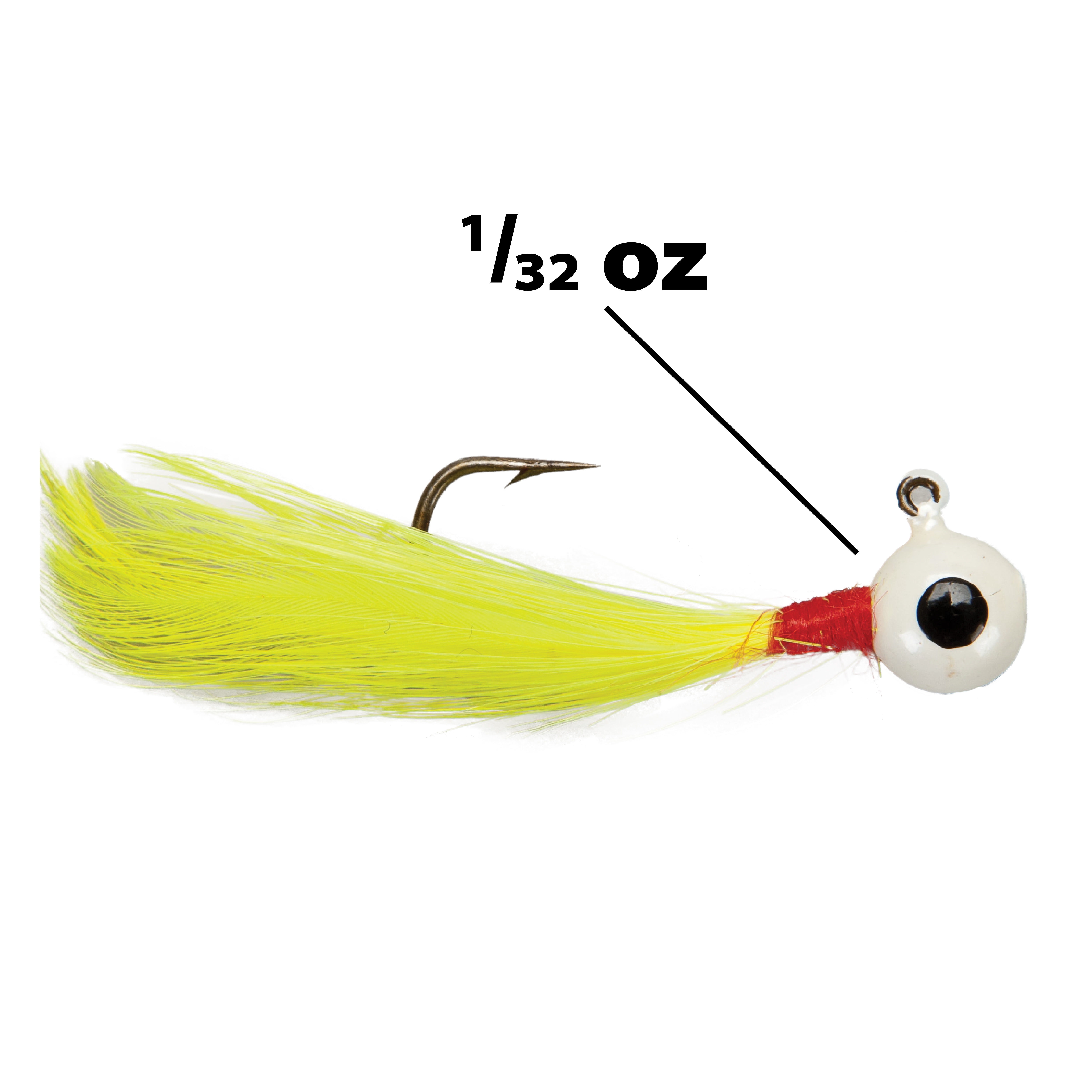 Lindy Little Nipper Jig Chartreuse 1/32 oz.