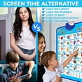 thumbnail image 4 of Just Smarty Alphabet Wall Chart for Toddlers 1-3 | ABCs & 123s Kids Learning Toy | Educational Gift for Toddler Ages 1 2 3 4 5 | Speech Therapy Toys for Toddlers 1-3 | Autism Toys for Toddlers 3-4, 4 of 5