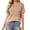 Beige, variant on Fashion Collared Shirt Tunic Top with Lace Up Waist and Contrast for Casual Wear Tops Loose Fit Women's Athletic Tops Shirt Women Cold Gear Womens Running Clothes Light Long Sleeve Long