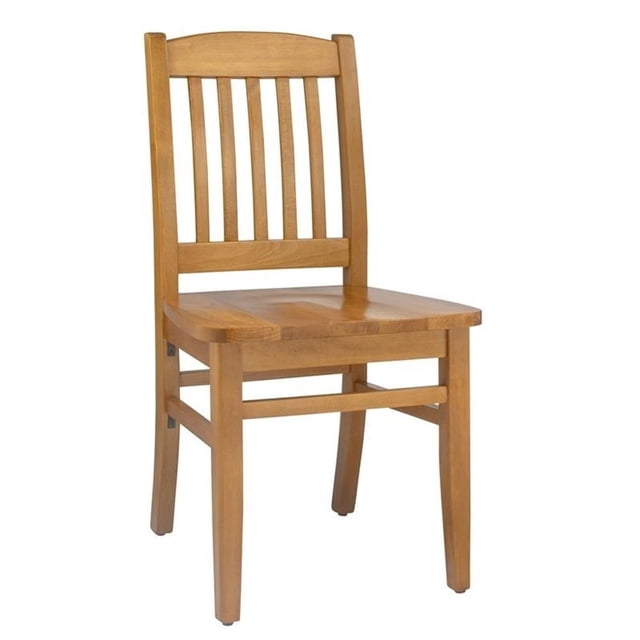 Chaise de Bibliothèque en Cerisier (Lot de 2)