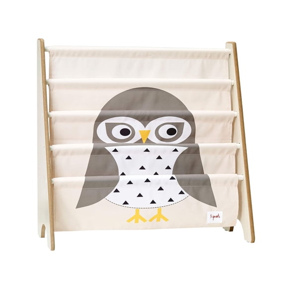 3 Sprouts Kids Book Rack - Bibliotheque Enfant - Space-Saving Bookshelf for Children's Room - Toddler and Baby Bookcase Storage,