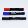 thumbnail image 4 of [Dong-A] Nondry Permanent Markers M, Chisel Tip, Red, 12 Count, 4 of 5