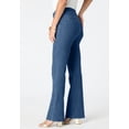 thumbnail image 4 of Roaman's Women's Plus Size High-Rise Tummy Control Bootcut Jeans, 4 of 4