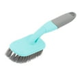 thumbnail image 4 of MUSEYA 1Pack Floor Scrub Brush Blue Plastic for Bathroom and Tile Cleaning Tools, 4 of 7