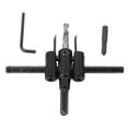 thumbnail image 2 of Aircraft Type Hole Opener Adjustable Woodworking Hole Opener Gypsum Board Tube Anti-slip Alloy Reamer Bit with High Stability for Carpentry, 2 of 9